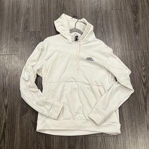 Adidas Aeroready Men’s Pull Over Dri-Fit White Hoodie Size Large
